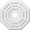 Ekena Millwork Westin Architectural Grade PVC Contemporary Ceiling Medallion, 18"OD x 3"ID x 7"C x 1"P CMP18WN-03000 - alternate 1